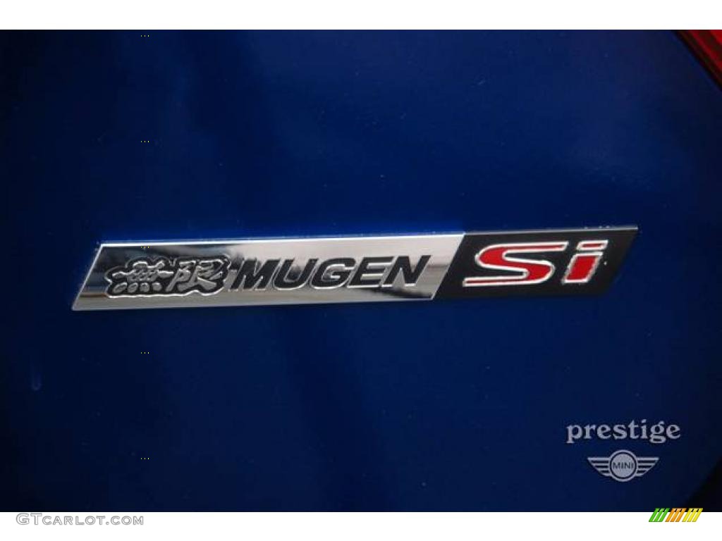 2008 Civic Mugen Si Sedan - Fiji Blue Pearl / Black photo #7