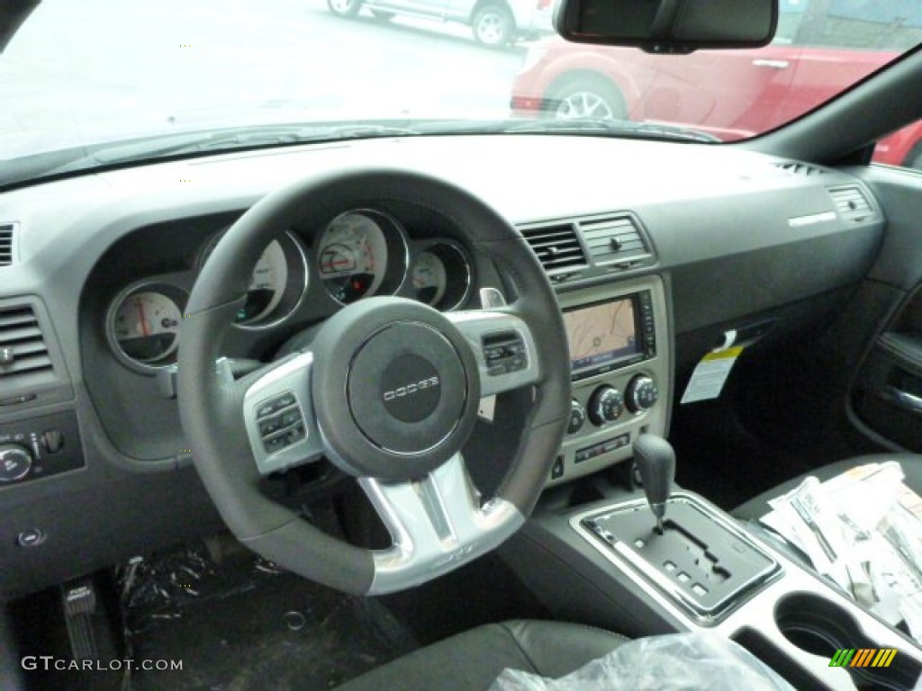 2013 Dodge Challenger SRT8 392 Dark Slate Gray Dashboard Photo #83598276