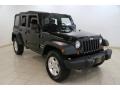 Black 2012 Jeep Wrangler Unlimited Sport S 4x4