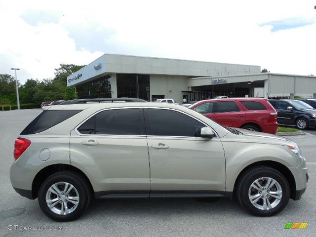 2010 Equinox LT - Gold Mist Metallic / Jet Black photo #10