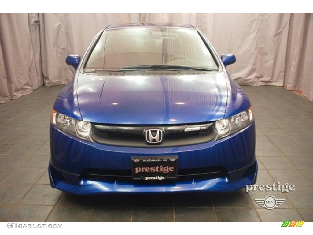 2008 Civic Mugen Si Sedan - Fiji Blue Pearl / Black photo #13