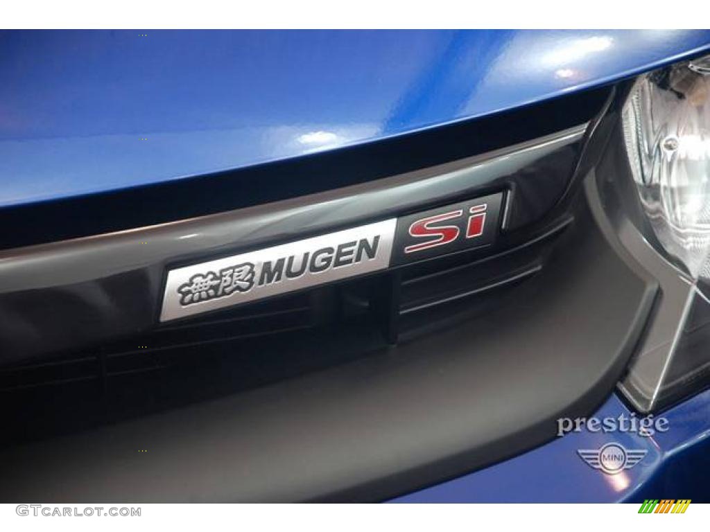 2008 Civic Mugen Si Sedan - Fiji Blue Pearl / Black photo #15