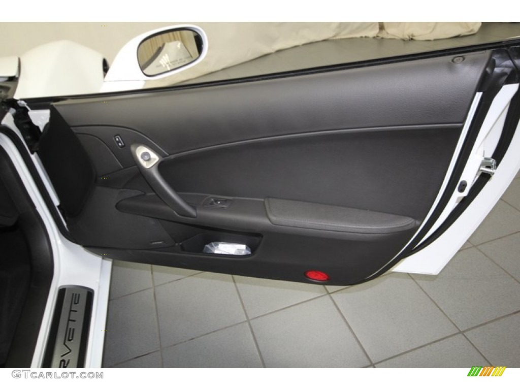 2013 Chevrolet Corvette Grand Sport Coupe Ebony Door Panel Photo #83599395