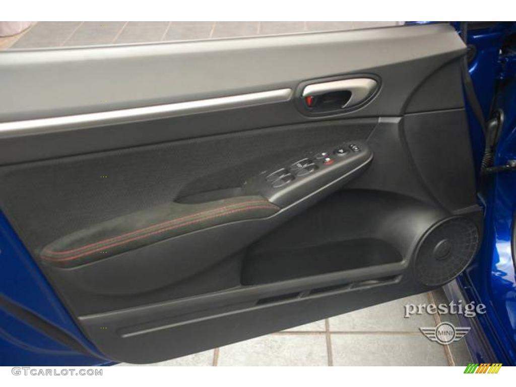 2008 Civic Mugen Si Sedan - Fiji Blue Pearl / Black photo #27