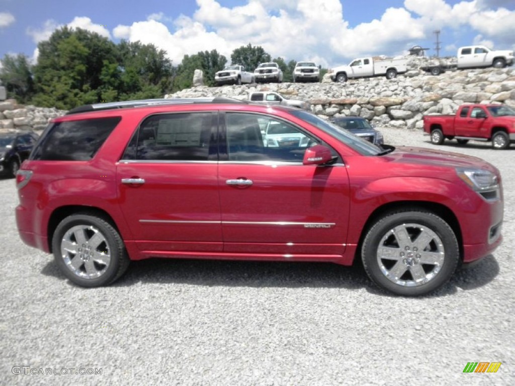 Crystal Red Tintcoat GMC Acadia