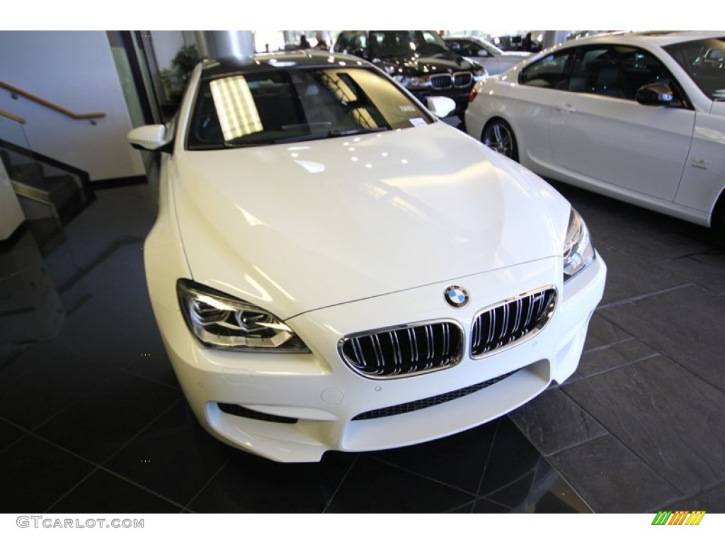 2014 M6 Gran Coupe - Alpine White / Black photo #5