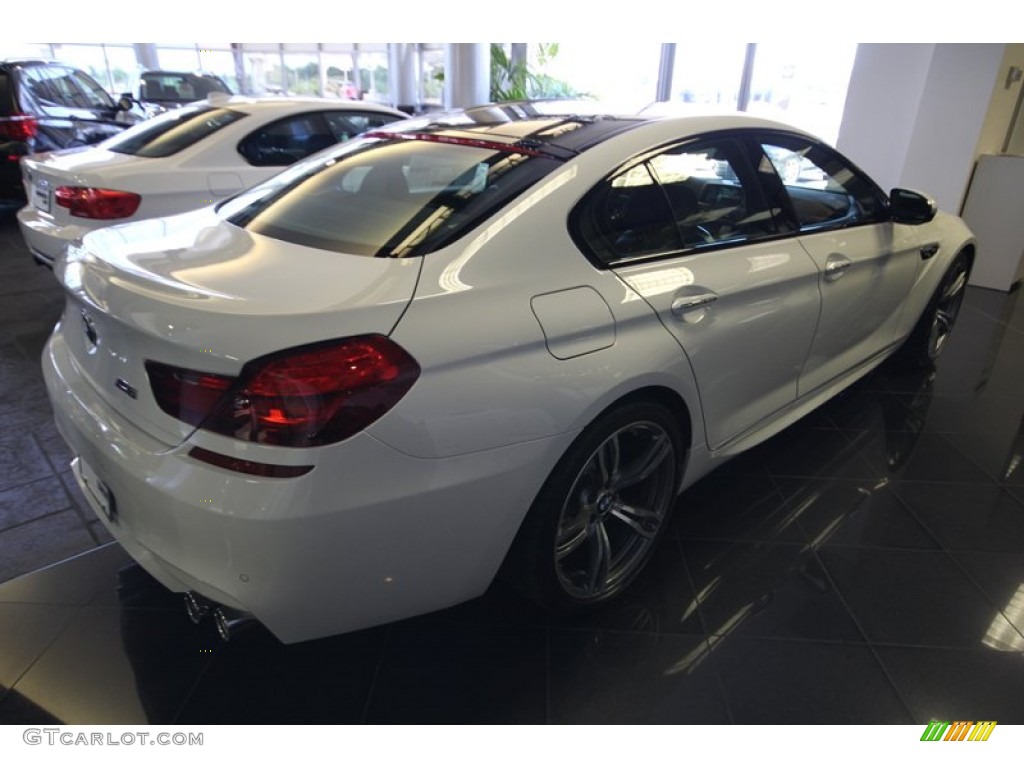2014 M6 Gran Coupe - Alpine White / Black photo #11