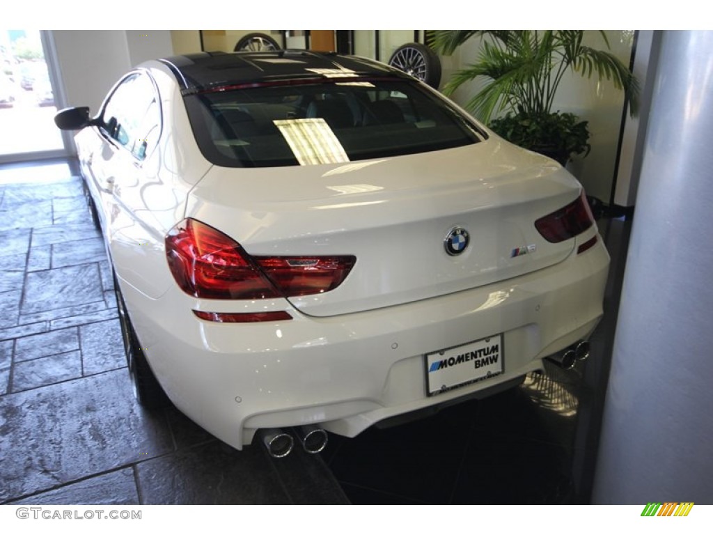 2014 M6 Gran Coupe - Alpine White / Black photo #12