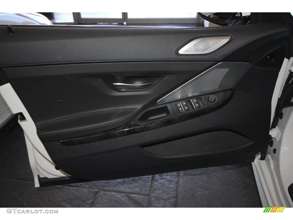 2014 BMW M6 Gran Coupe Black Door Panel Photo #83601243