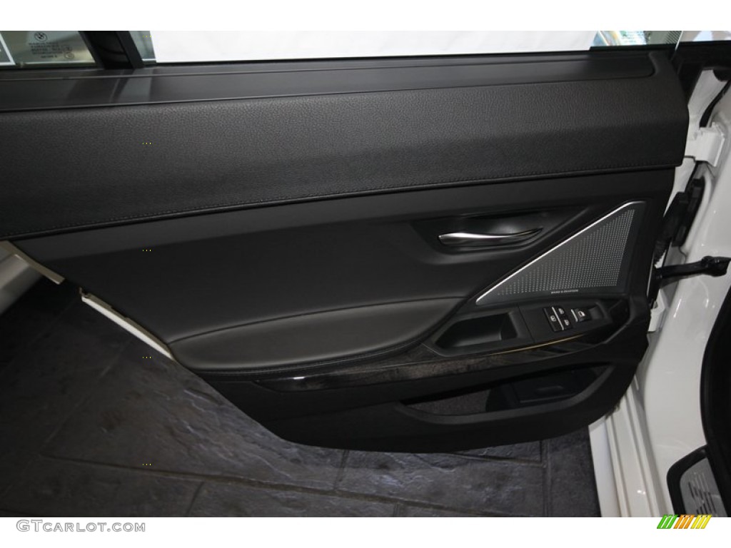 2014 BMW M6 Gran Coupe Black Door Panel Photo #83601576
