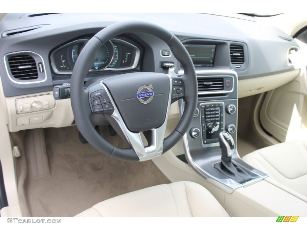 2014 Volvo S60 T5 Soft Beige Dashboard Photo #83601651