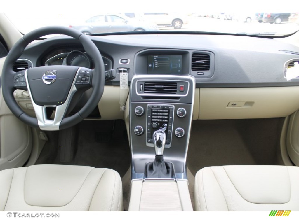2014 Volvo S60 T5 Soft Beige Dashboard Photo #83601960