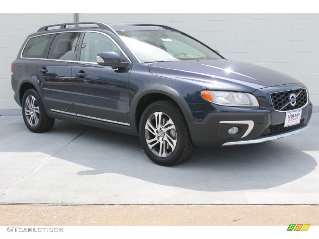2014 XC70 3.2 AWD - Caspian Blue Metallic / Sandstone Beige photo #1