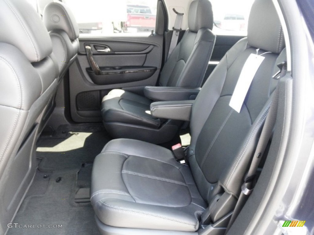 Ebony Interior 2014 GMC Acadia SLT AWD Photo #83602227