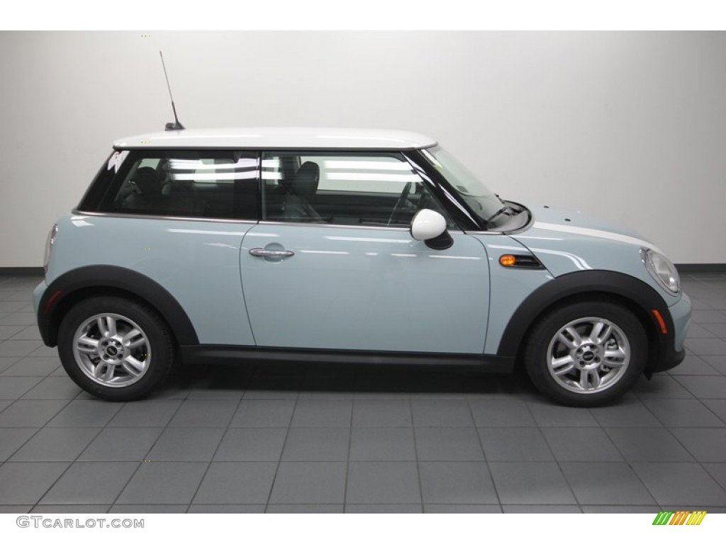 2013 Cooper Hardtop - Ice Blue / Carbon Black photo #2