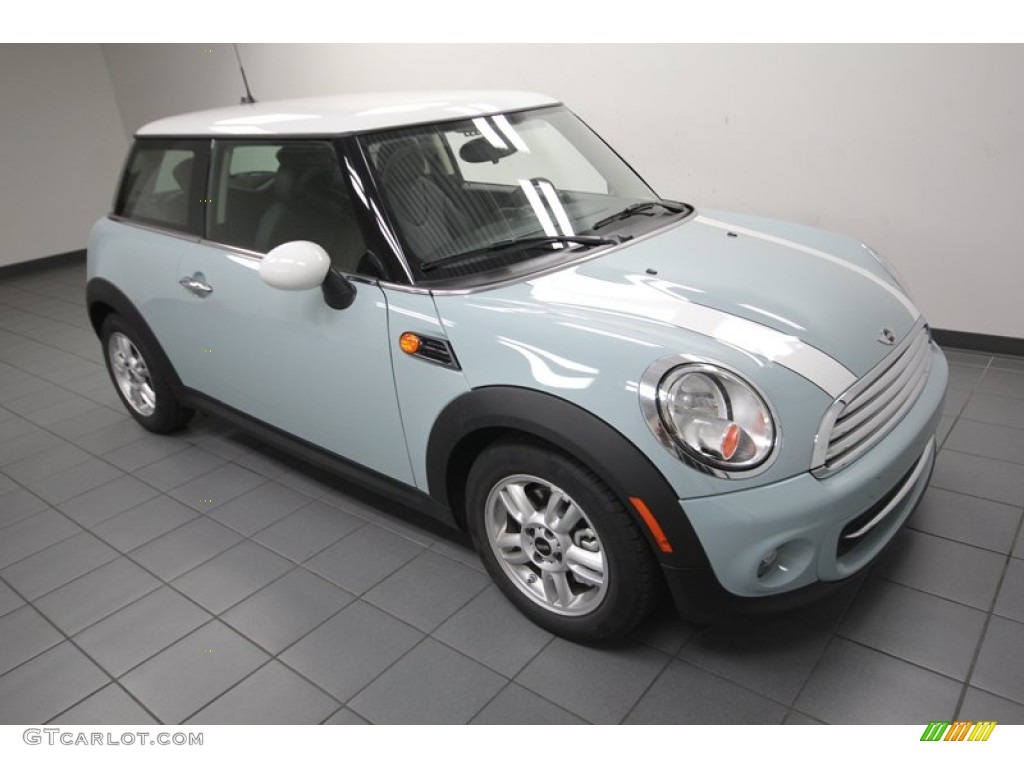 2013 Cooper Hardtop - Ice Blue / Carbon Black photo #6