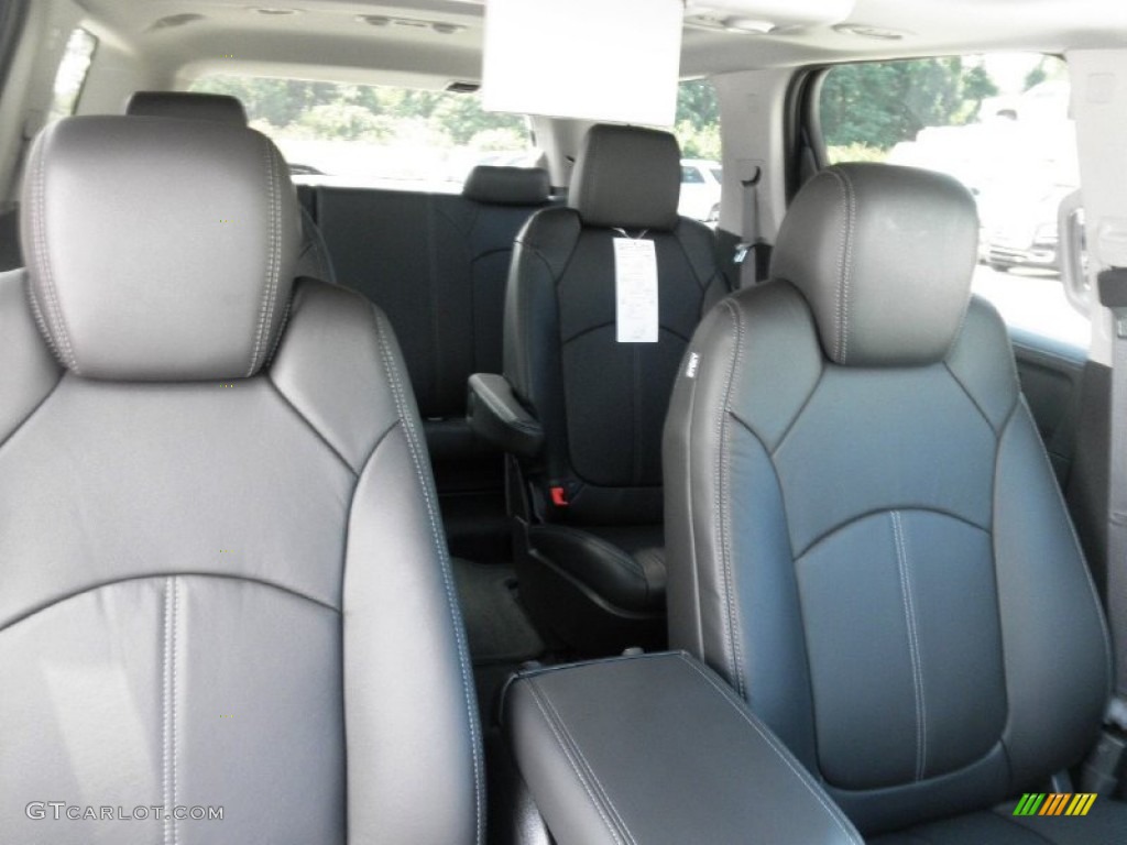 Ebony Interior 2014 GMC Acadia SLT AWD Photo #83602416