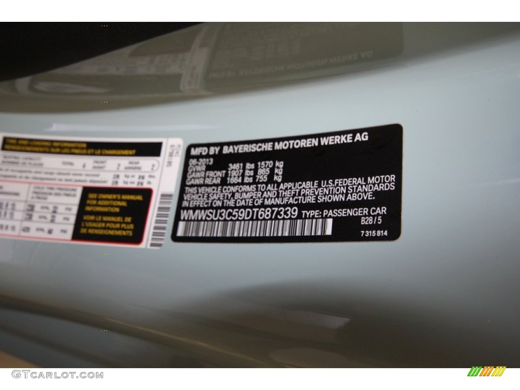 2013 Cooper Hardtop - Ice Blue / Carbon Black photo #9