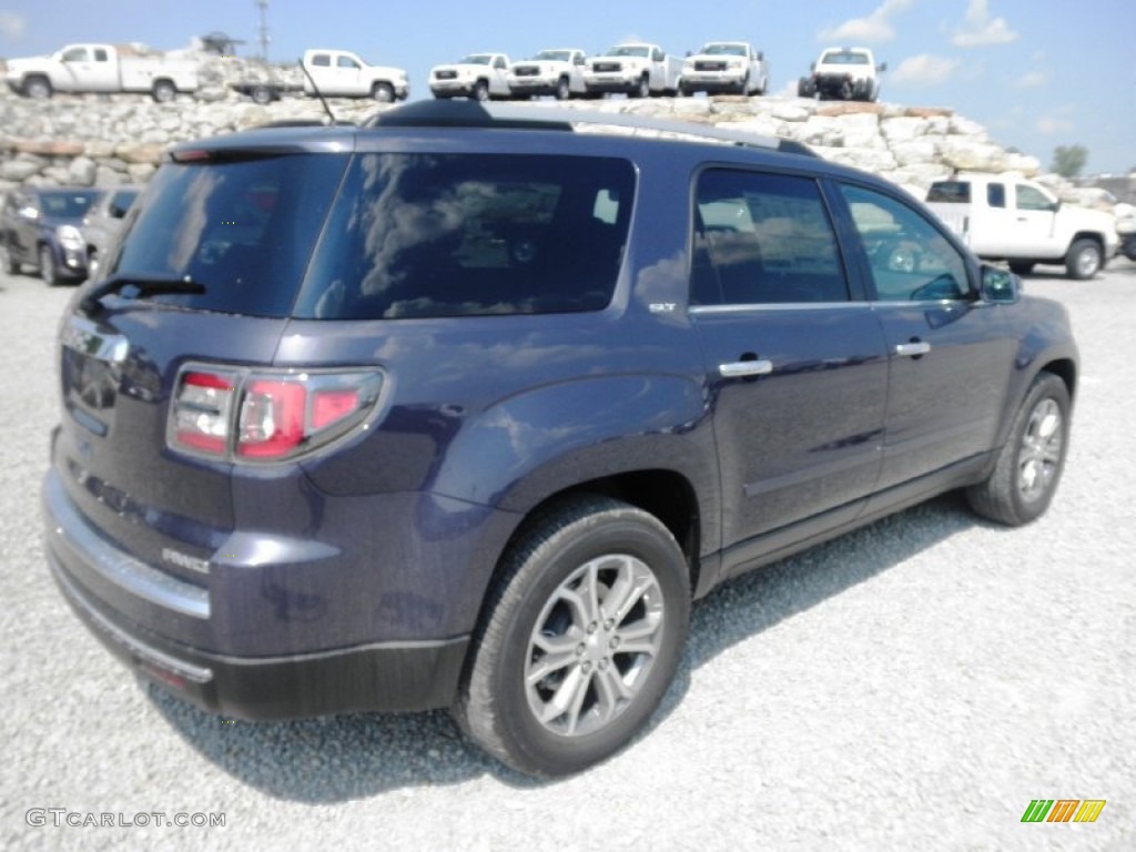 Atlantis Blue Metallic 2014 GMC Acadia SLT AWD Exterior Photo #83602434