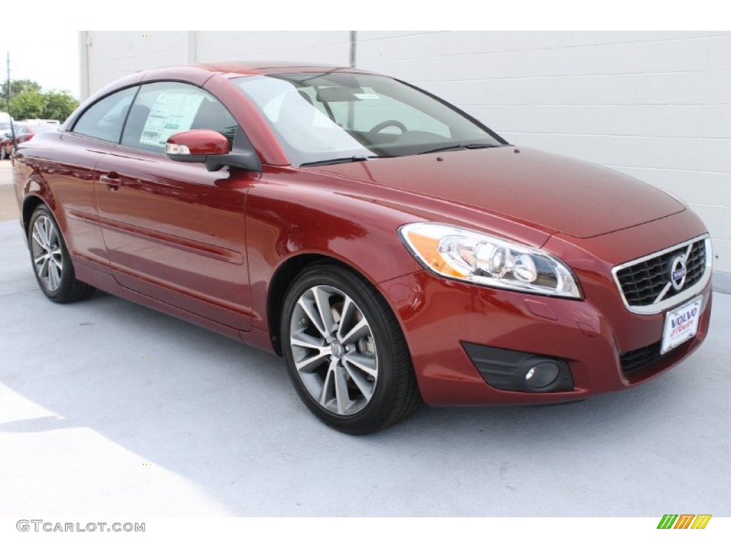 2013 C70 T5 - Flamenco Red Metallic / Off Black photo #3