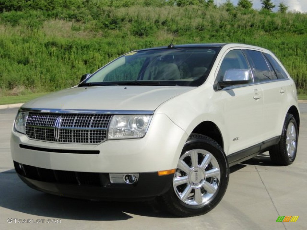 2007 MKX AWD - White Chocolate Tri Coat / Medium Camel photo #4