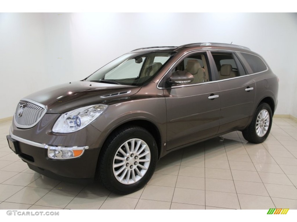 2008 Enclave CXL - Cocoa Metallic / Cashmere/Cocoa photo #3