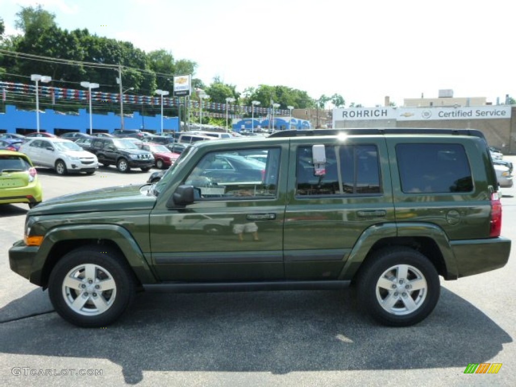 2007 Commander Sport 4x4 - Jeep Green Metallic / Medium Slate Gray photo #2