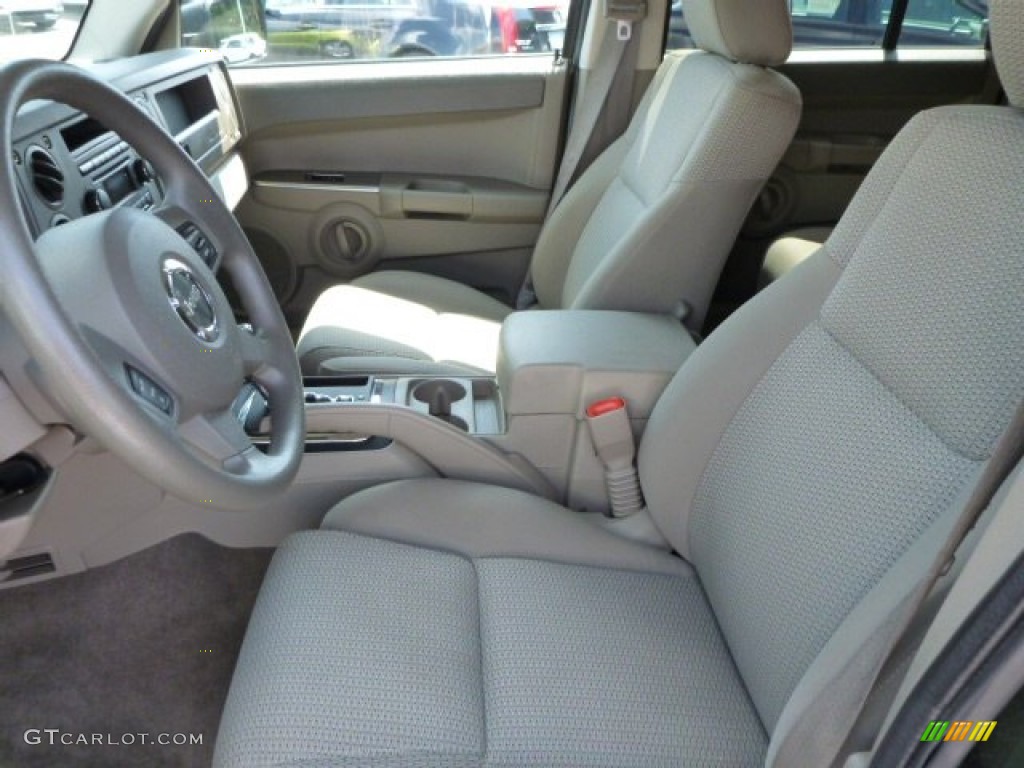 2007 Commander Sport 4x4 - Jeep Green Metallic / Medium Slate Gray photo #4