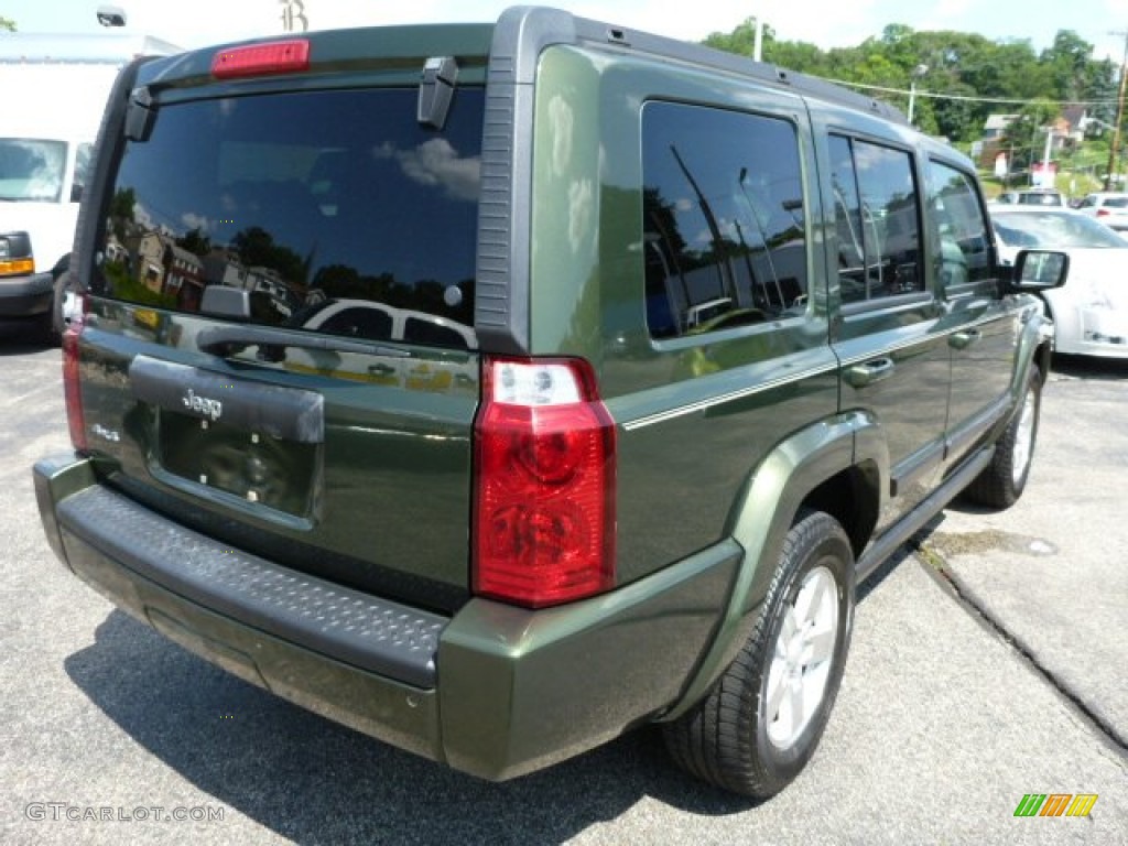 2007 Commander Sport 4x4 - Jeep Green Metallic / Medium Slate Gray photo #11