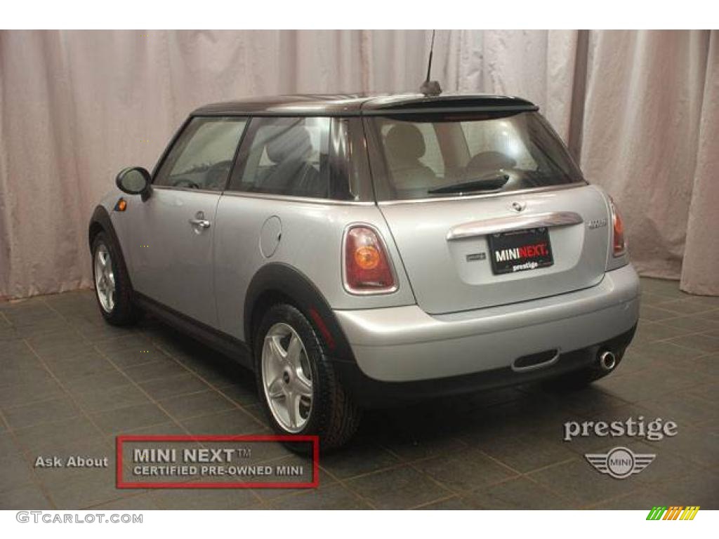 2007 Cooper Hardtop - Pure Silver Metallic / Grey/Carbon Black photo #3