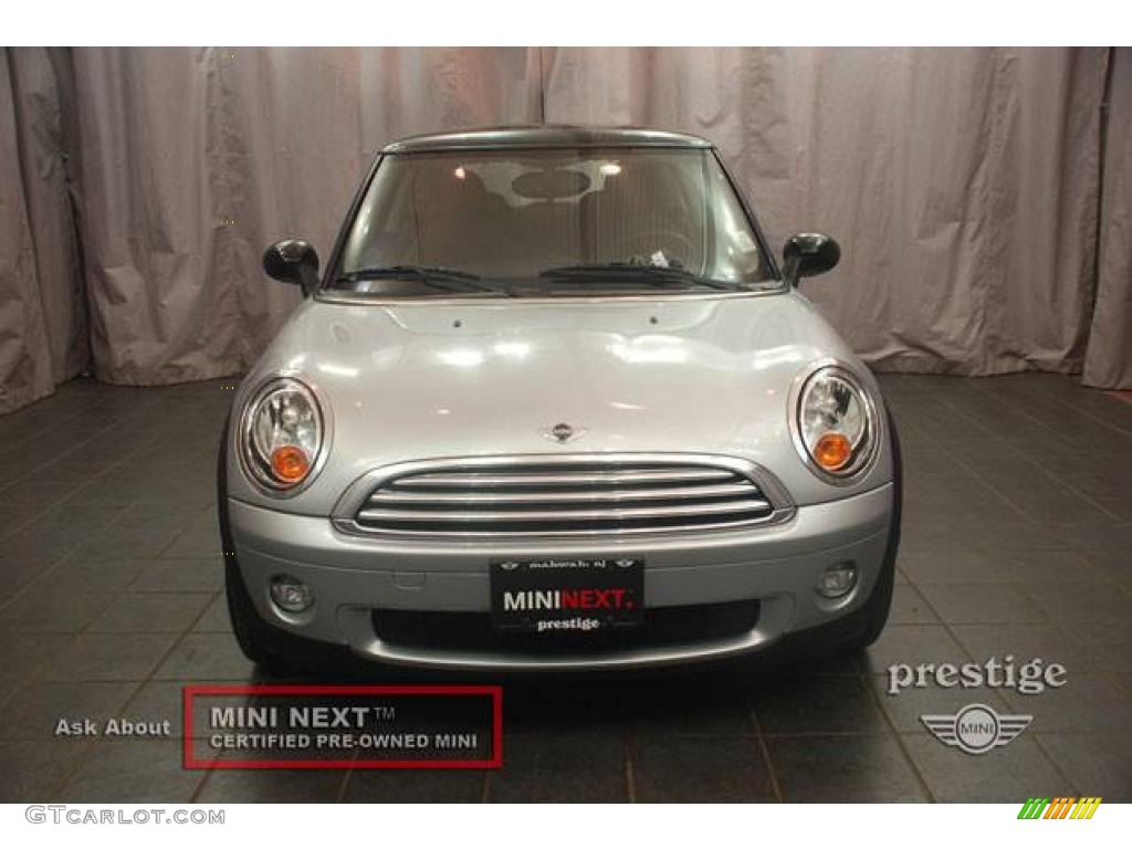 2007 Cooper Hardtop - Pure Silver Metallic / Grey/Carbon Black photo #6