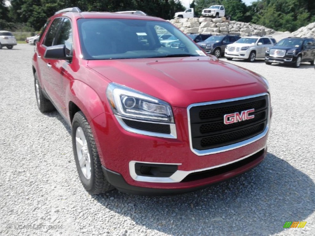 Crystal Red Tintcoat 2014 GMC Acadia SLE AWD Exterior Photo #83604420