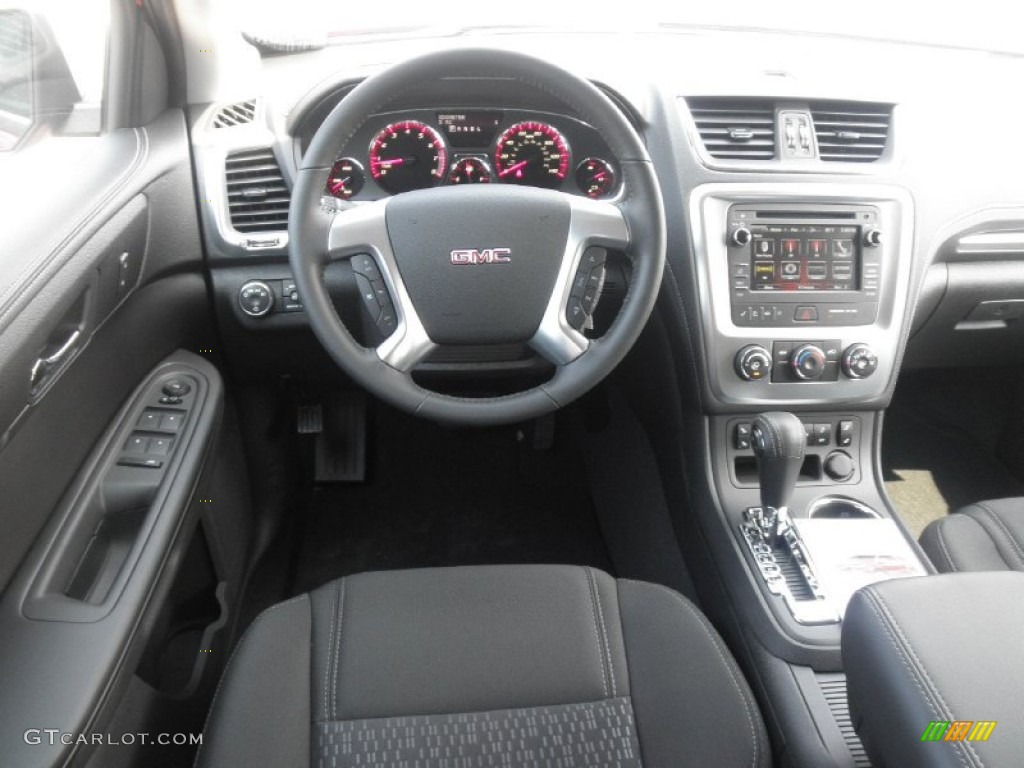 2014 GMC Acadia SLE AWD Ebony Dashboard Photo #83604714