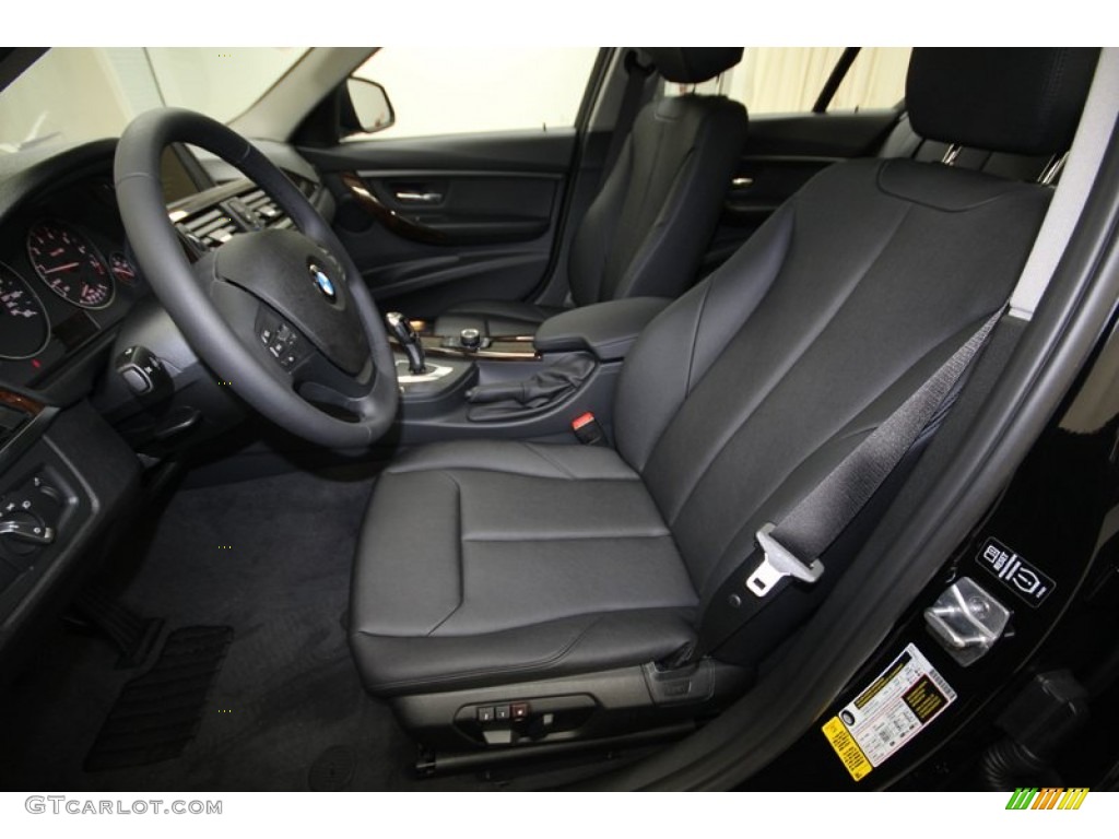 2013 3 Series 320i Sedan - Jet Black / Black photo #3