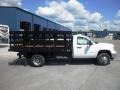 Summit White 2013 GMC Sierra 3500HD Regular Cab Stake Truck