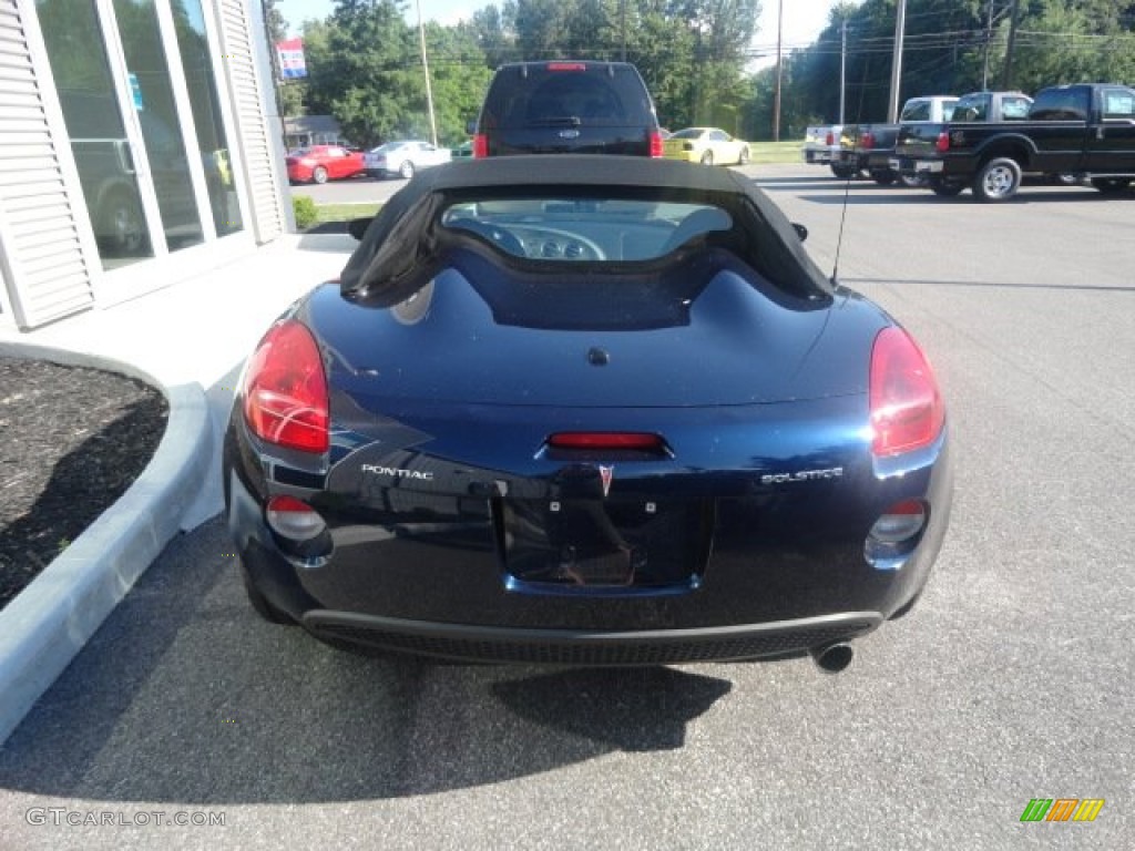 2006 Solstice Roadster - Deep Blue / Ebony photo #3