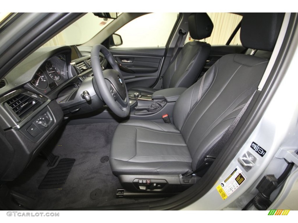 2013 3 Series 328i Sedan - Glacier Silver Metallic / Black photo #3