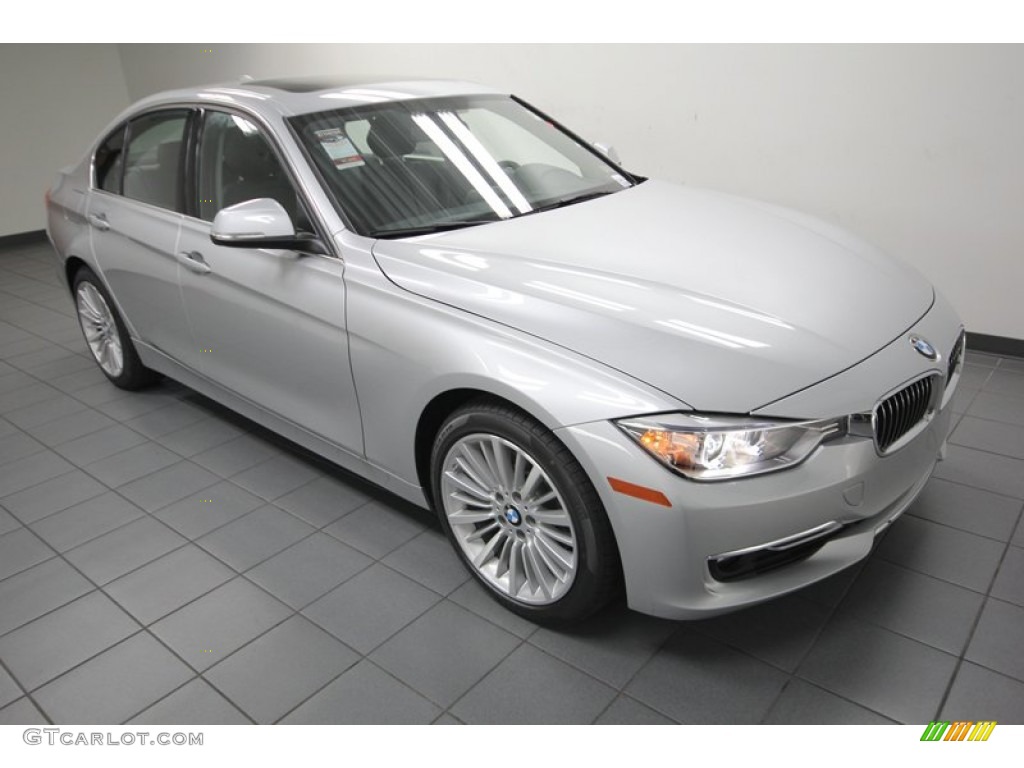 2013 3 Series 328i Sedan - Glacier Silver Metallic / Black photo #6