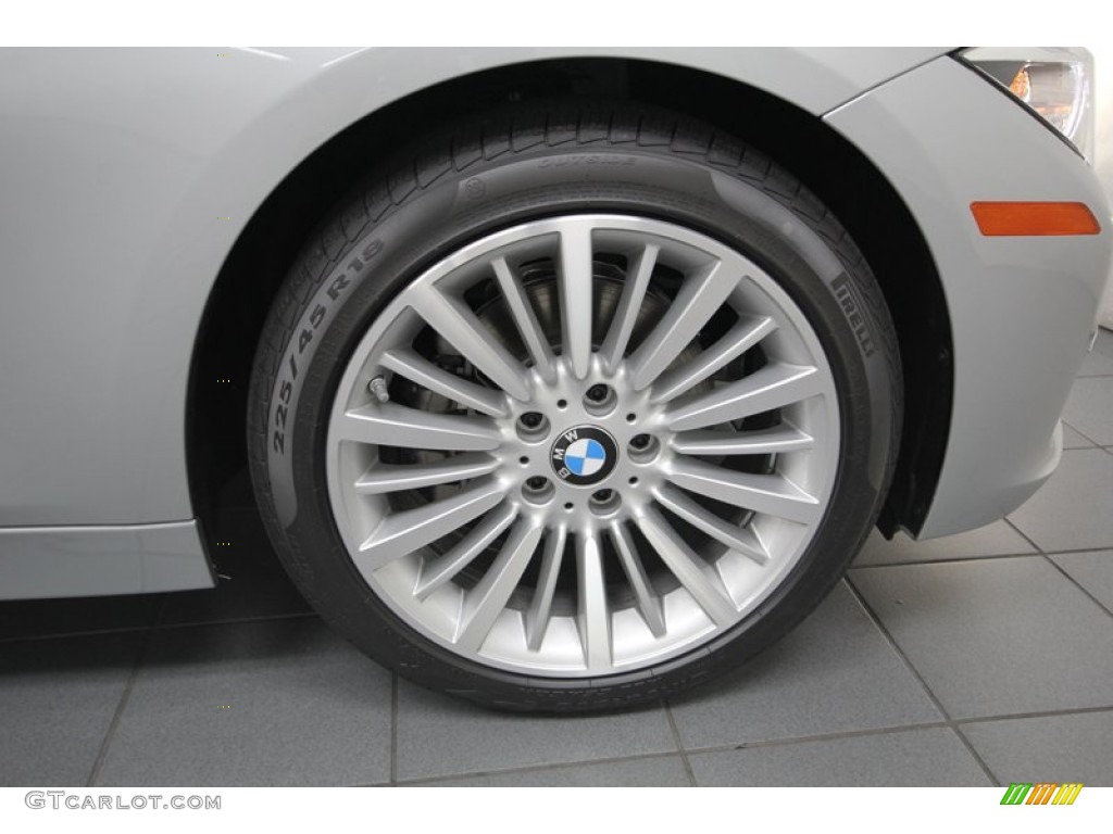 2013 3 Series 328i Sedan - Glacier Silver Metallic / Black photo #7