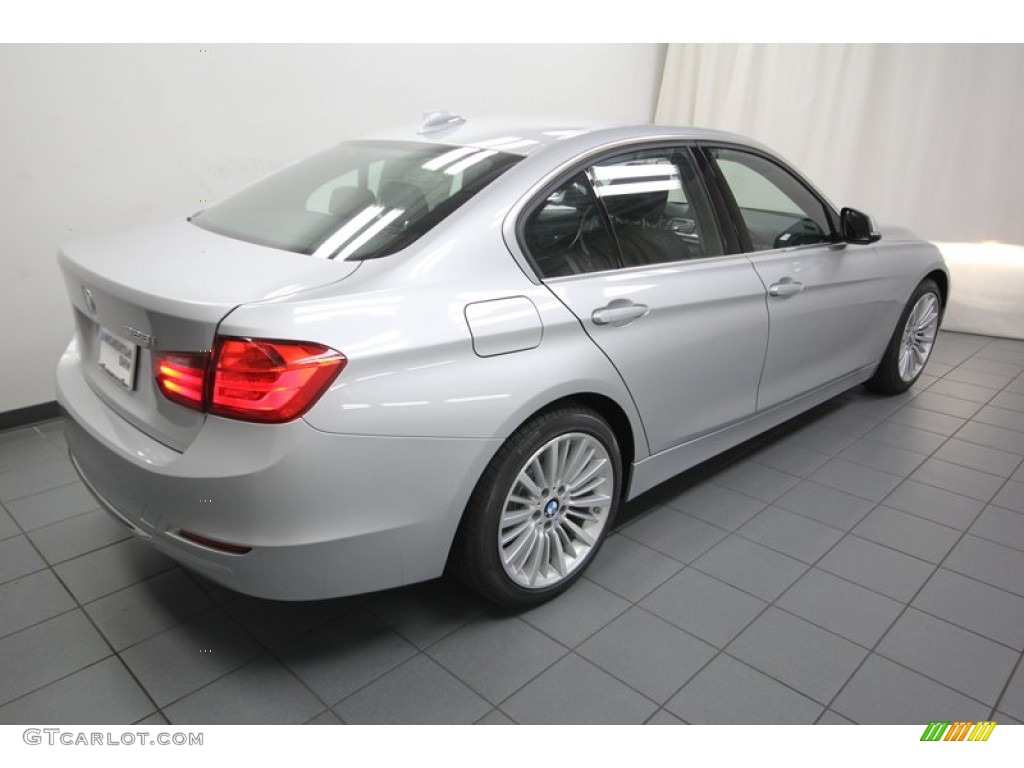 2013 3 Series 328i Sedan - Glacier Silver Metallic / Black photo #8
