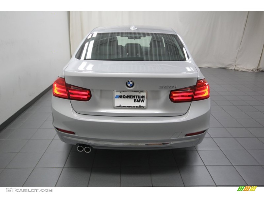 2013 3 Series 328i Sedan - Glacier Silver Metallic / Black photo #10