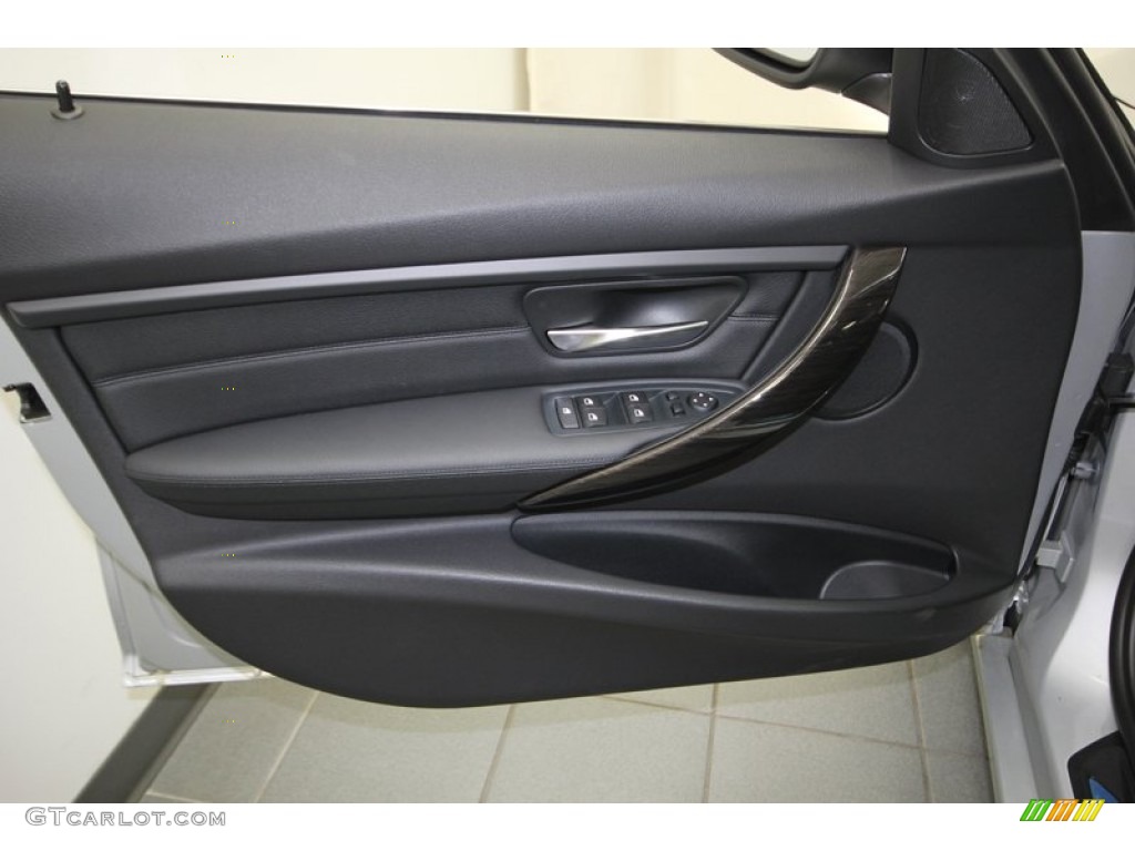 2013 3 Series 328i Sedan - Glacier Silver Metallic / Black photo #13
