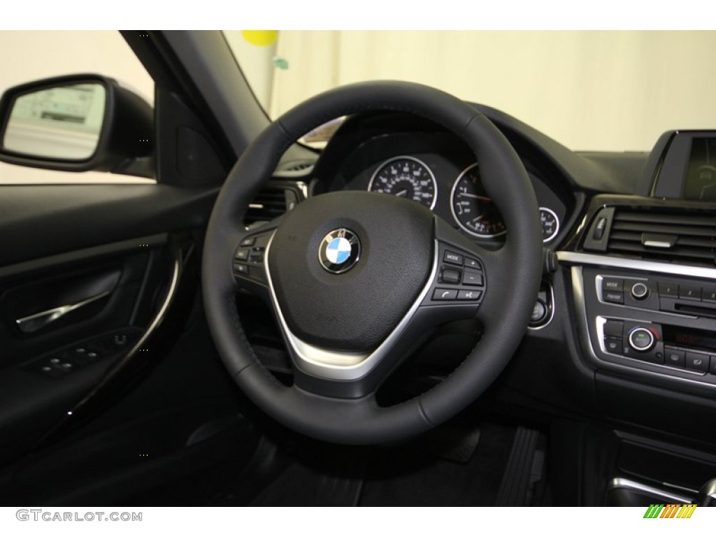 2013 3 Series 328i Sedan - Glacier Silver Metallic / Black photo #29