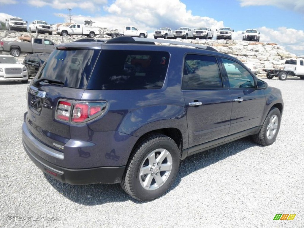 2014 Acadia SLE AWD - Atlantis Blue Metallic / Ebony photo #33