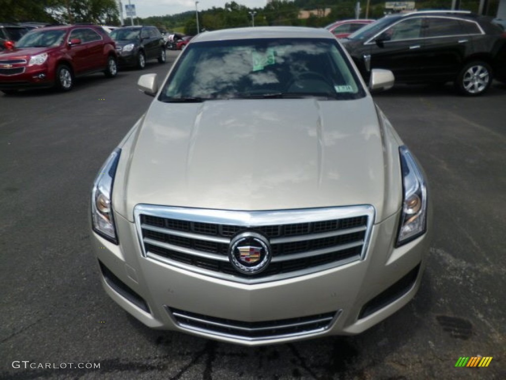 Silver Coast Metallic 2014 Cadillac ATS 3.6L AWD Exterior Photo #83606991