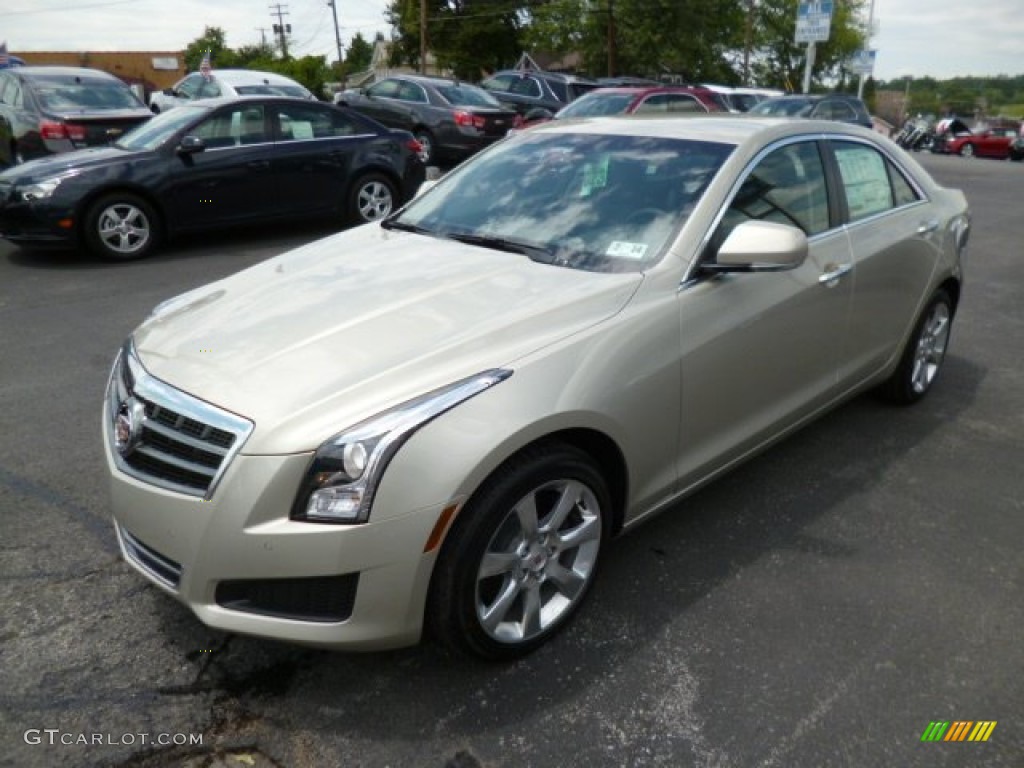 Silver Coast Metallic 2014 Cadillac ATS 3.6L AWD Exterior Photo #83607006