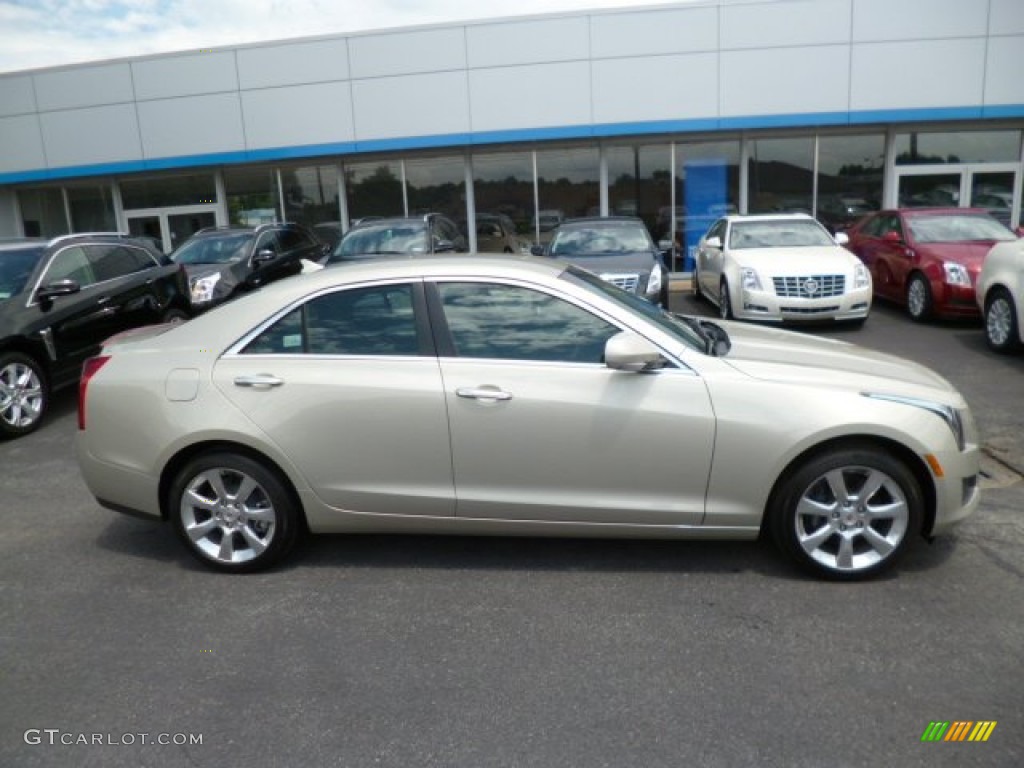 Silver Coast Metallic 2014 Cadillac ATS 3.6L AWD Exterior Photo #83607069