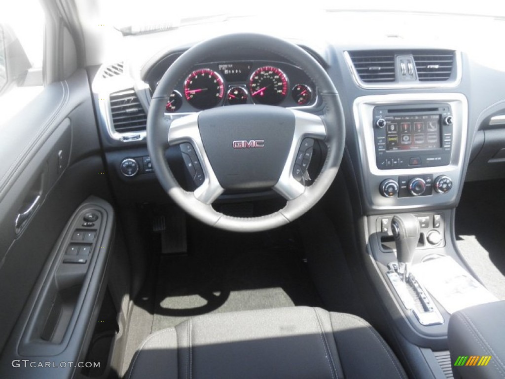 2014 GMC Acadia SLE AWD Ebony Dashboard Photo #83607087