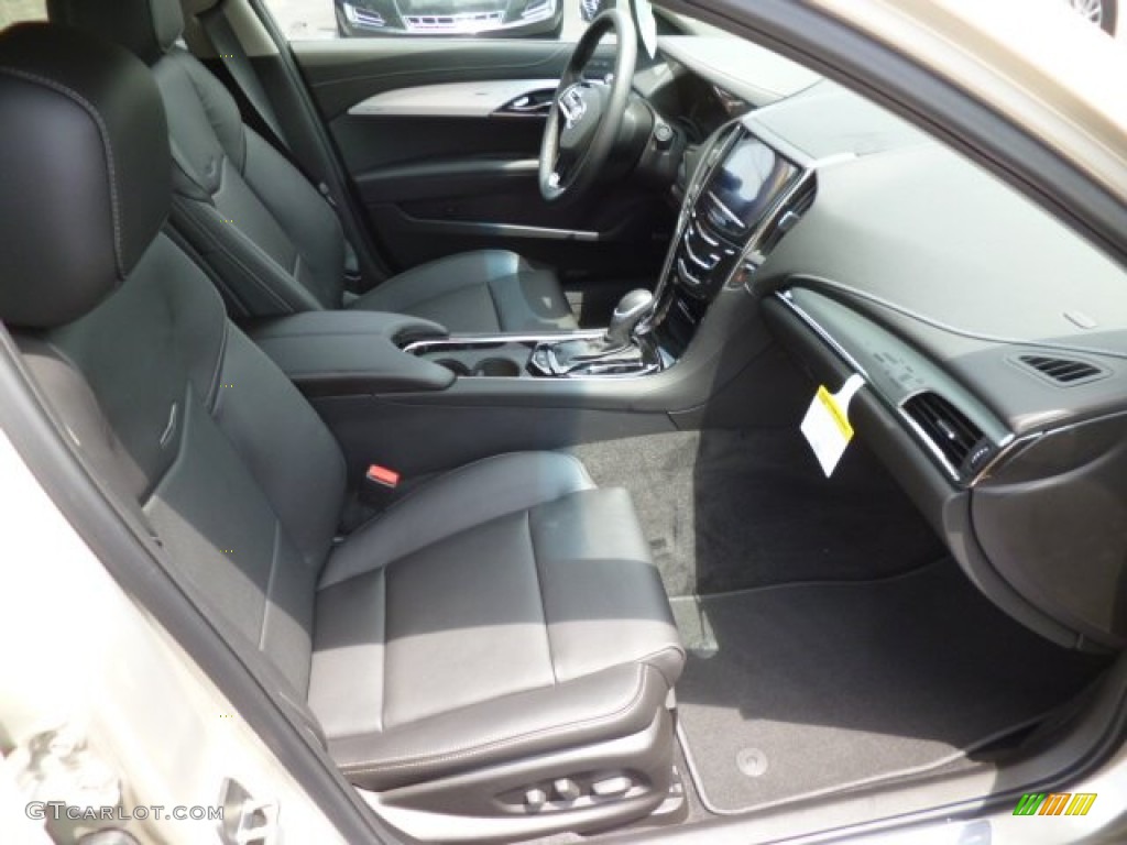 Jet Black/Jet Black Interior 2014 Cadillac ATS 3.6L AWD Photo #83607099