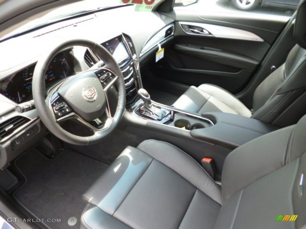 Jet Black/Jet Black Interior 2014 Cadillac ATS 3.6L AWD Photo #83607183